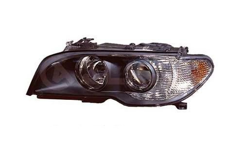 Acessar a peça Farol esquerdo eletrico com motor/base preta/con piloto branco h7+h7 2 portas