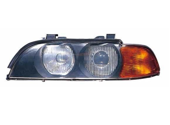 Farol esquerdo h7+hb3 âmbar BMW SERIE 5 Para 1 lâmpada H7 e 1 lâmpada HB3 com luz intermitente âmbar. Acabamento interno elétrico. Fornecido com motor. Exceto xenônio e M5.  pour BMW SERIE 5 Farol esquerdo h7+hb3 âmbar BMW SERIE 5 Para 1 lâmpada H7 e 1 lâmpada HB3 com luz intermitente âmbar. Acabamento interno elétrico. Fornecido com motor. Exceto xenônio e M5.  pour BMW SERIE 5
