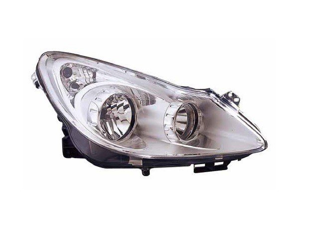 Farol direito H1+H7 [Cromado]