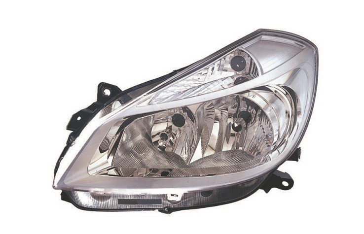 Farol esquerdo h7+h7 [chrome] ->07