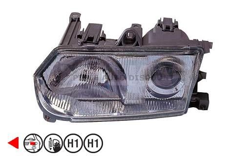 Acessar a peça Farol esquerdo H1+H1 Acessar a peça Farol esquerdo H1+H1