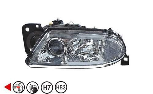 Acessar a peça Farol esquerdo h7+hb3 Acessar a peça Farol esquerdo h7+hb3