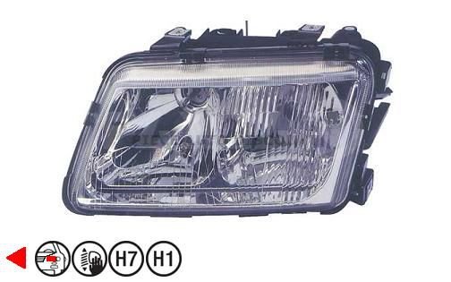 Acessar a peça Farol esquerdo manual/eletrico h1+h7+w5w
