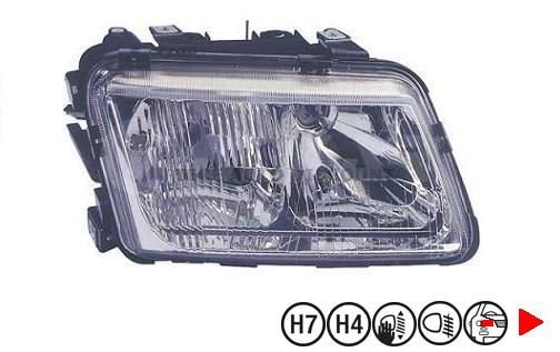 Acessar a peça Farol direito H7+H4+H1