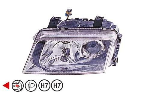 Acessar a peça Farol esquerdo eletrico h7+h7+w5w tipo bo