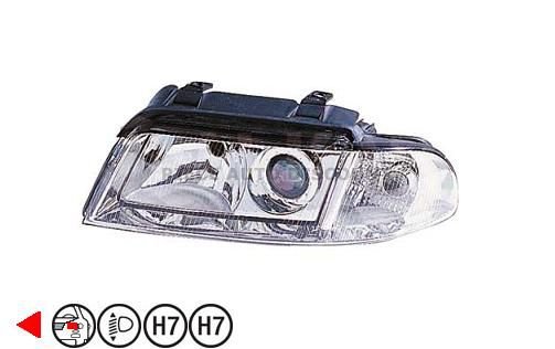 Acessar a peça Farol esquerdo H7+H7