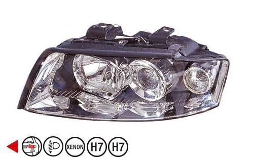 Acessar a peça Farol esquerdo eletrico h7+d1s+py21w+h6w tipo v