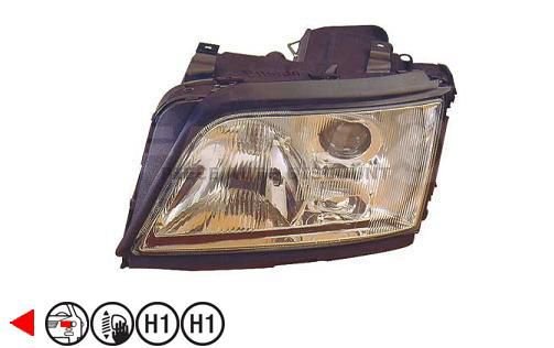 Acessar a peça Farol esquerdo eletrico h1+h1