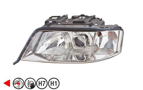 Acessar a peça Farol esquerdo H1+H7->99