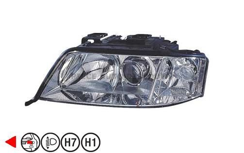 Acessar a peça Farol esquerdo H1+H7 99->