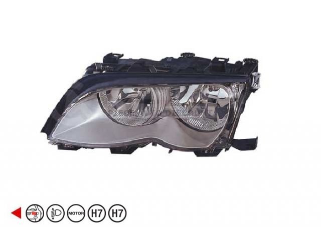 Acessar a peça Farol esquerdo H7+H7 [cromado].
