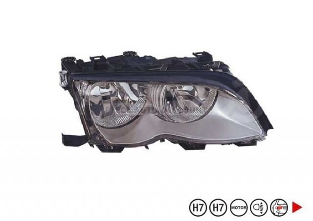Acessar a peça Farol direito H7+H7 [Cromado]