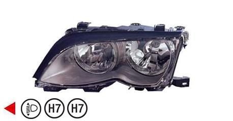 Acessar a peça Farol esquerdo H7+H7 [Preto] [Preto