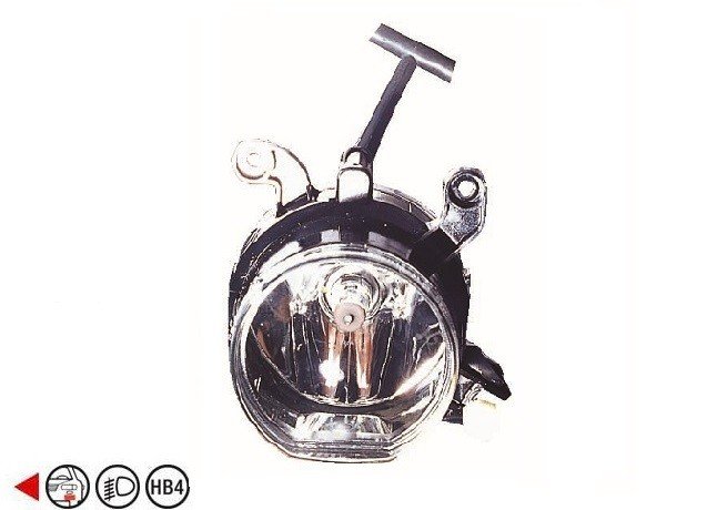 Acessar a peça Projetor de nevoeiro esquerdo ->03