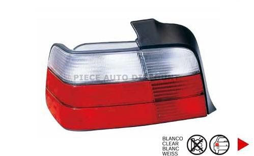 Acessar a peça Farolim traseiro direito vermelha - branca