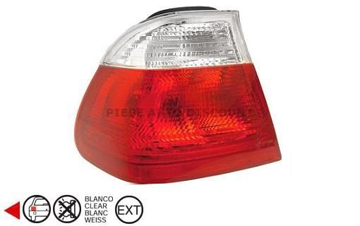 Acessar a peça Farolim traseiro exterior do lado esquerdo Vermelho - Branco