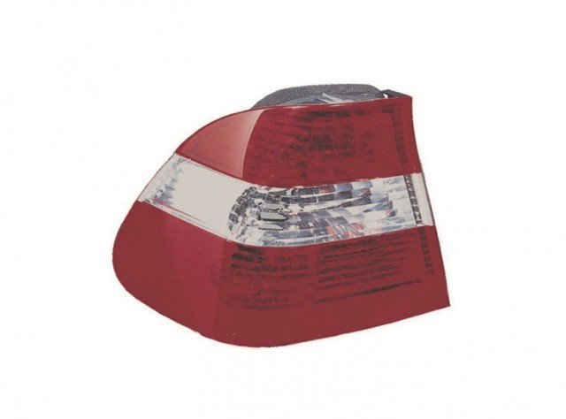 Acessar a peça Luz tras exterior do lado esquerdo Vermelho - Branco