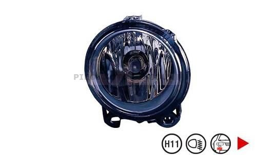 Acessar a peça Luz nevoeiro direito h11