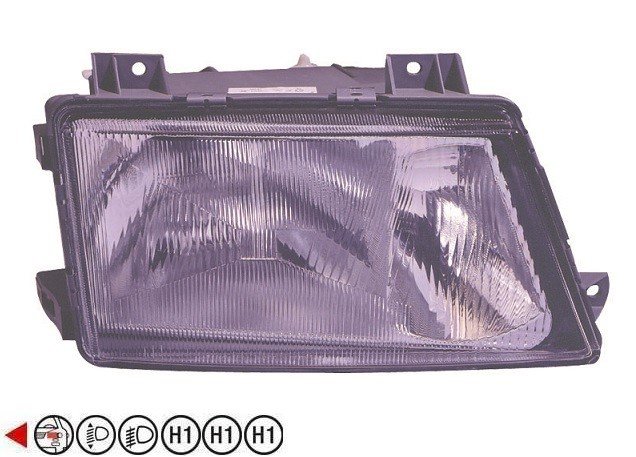 Acessar a peça Farol esquerdo com nevoeiro eletrico pneumatico h1+h1+h1+w5w