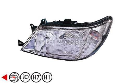 Acessar a peça Farol esquerdo H1+H7 ->02