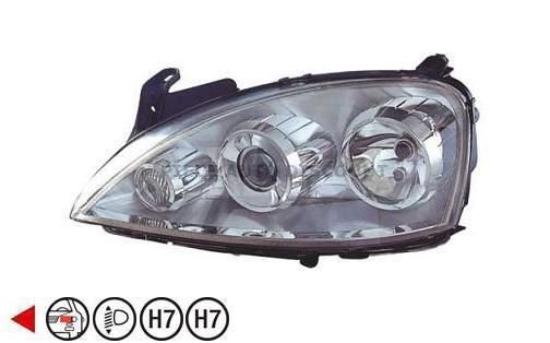 Acessar a peça Farol esquerdo H7+H7 [montagem tipo Zkw].