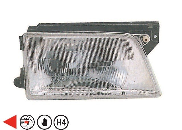 Acessar a peça Farol esquerdo H4 Acessar a peça Farol esquerdo H4