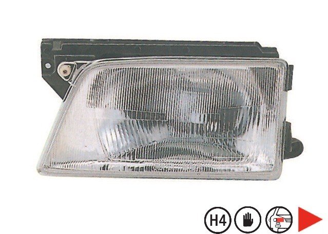 Acessar a peça Farol direito H4 Acessar a peça Farol direito H4