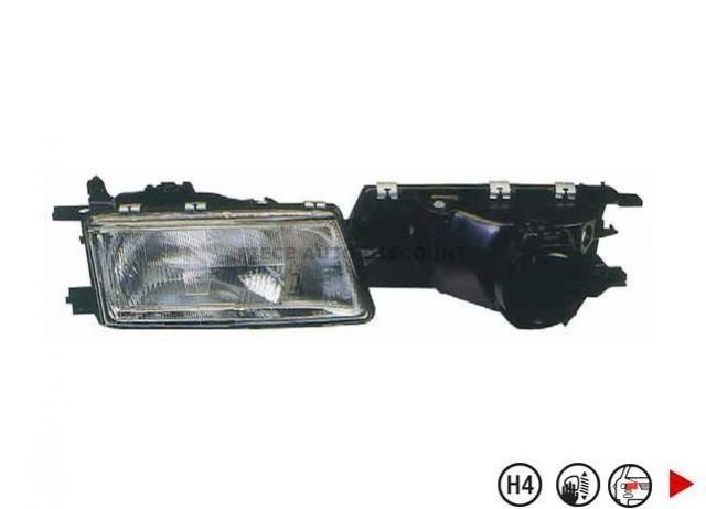 Acessar a peça Farol direito h4