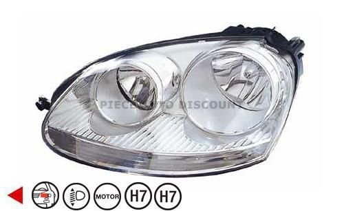 Acessar a peça Farol esquerdo H7+H7 [cromado].