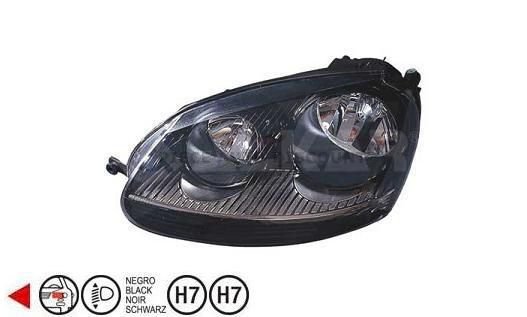 Acessar a peça Farol esquerdo H7+H7 [Preto] [Preto