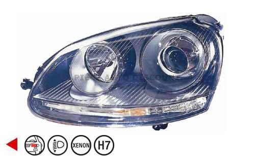 Acessar a peça Farol esquerdo xenon + h7 [gti]