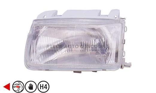 Acessar a peça Farol esquerdo manual h4+w5w