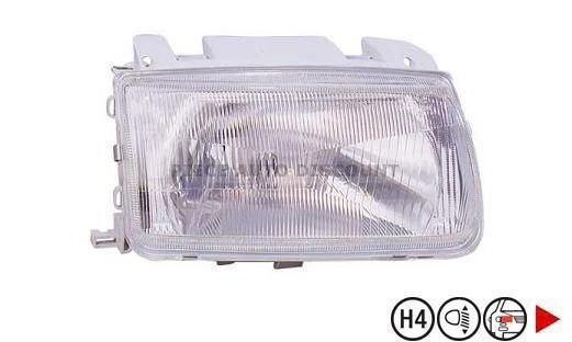 Acessar a peça Farol elétrico H4 do lado direito