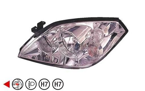 Acessar a peça Farol esquerdo H7+H7