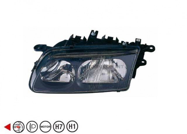 Acessar a peça Farol esquerdo h1+h7 ->00 Acessar a peça Farol esquerdo h1+h7 ->00