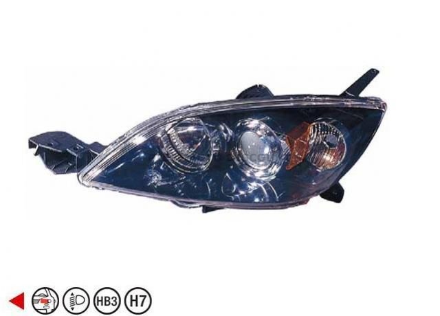 Acessar a peça Farol esquerdo H7+HB3 5ptes Acessar a peça Farol esquerdo H7+HB3 5ptes