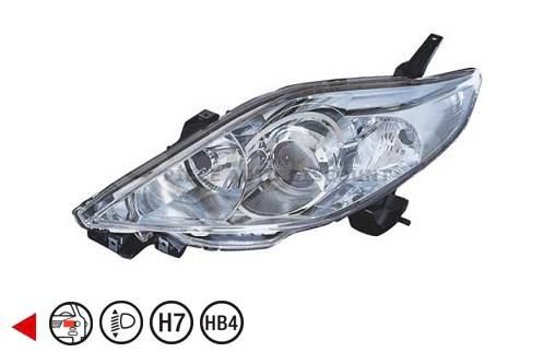 Acessar a peça Farol esquerdo H7+HB3 [Cromado]