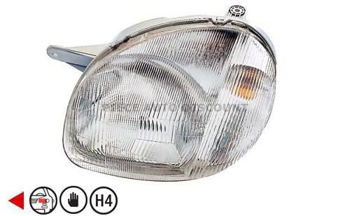 Acessar a peça Farol esquerdo manual h4 Acessar a peça Farol esquerdo manual h4