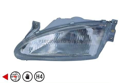 Acessar a peça Farol esquerdo eletrico h7