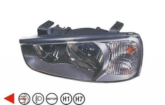 Acessar a peça Farol esquerdo H1+H7 Acessar a peça Farol esquerdo H1+H7