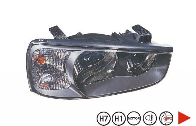 Acessar a peça H1+H7 farol direito Acessar a peça H1+H7 farol direito