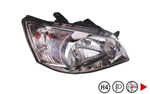 Acessar a peça Farol direito H4