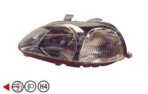 Acessar a peça Farol esquerdo eletrico h4 tipost 4 portas Acessar a peça Farol esquerdo eletrico h4 tipost 4 portas
