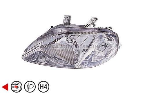 Acessar a peça Farol esquerdo h4 elétrico [valeo]