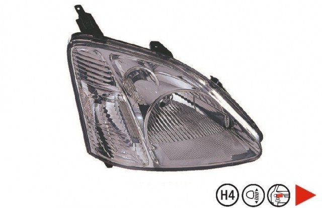 Acessar a peça Farol direito eletrico com motorh4+py21w+w5w 3/5 portas Acessar a peça Farol direito eletrico com motorh4+py21w+w5w 3/5 portas