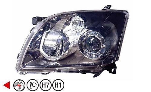 Acessar a peça Farol esquerdo H1+H7