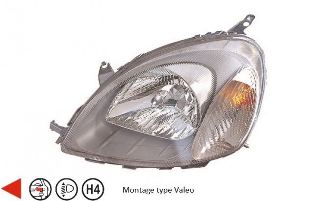 Acessar a peça Farol esquerdo H4 [tipo Valeo].