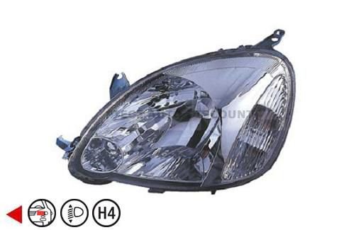 Acessar a peça Farol esquerdo H4 Acessar a peça Farol esquerdo H4