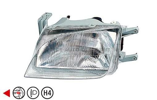 Acessar a peça Farol esquerdo h4