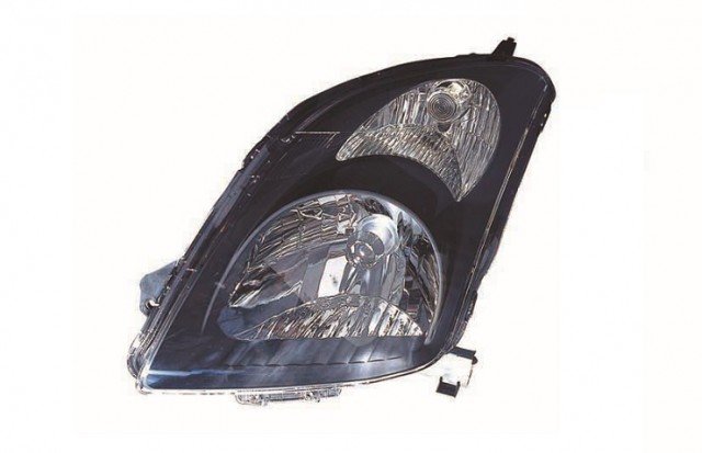 Acessar a peça Farol esquerdo eletrico base preta h4+w5w+wy21w